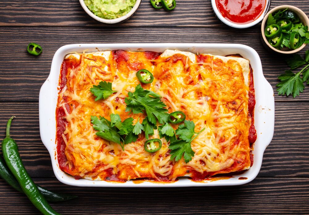 Chicken Cheesy Taco Casserole