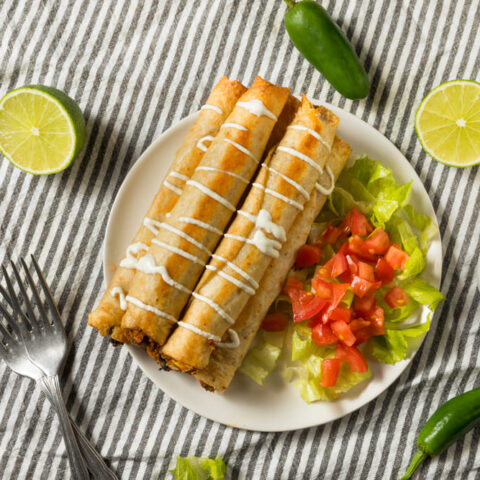 Cream Cheese Chicken Taquitos