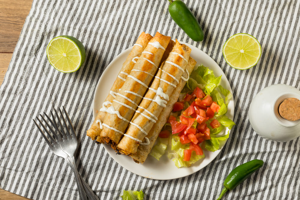 Cream Cheese Chicken Taquitos