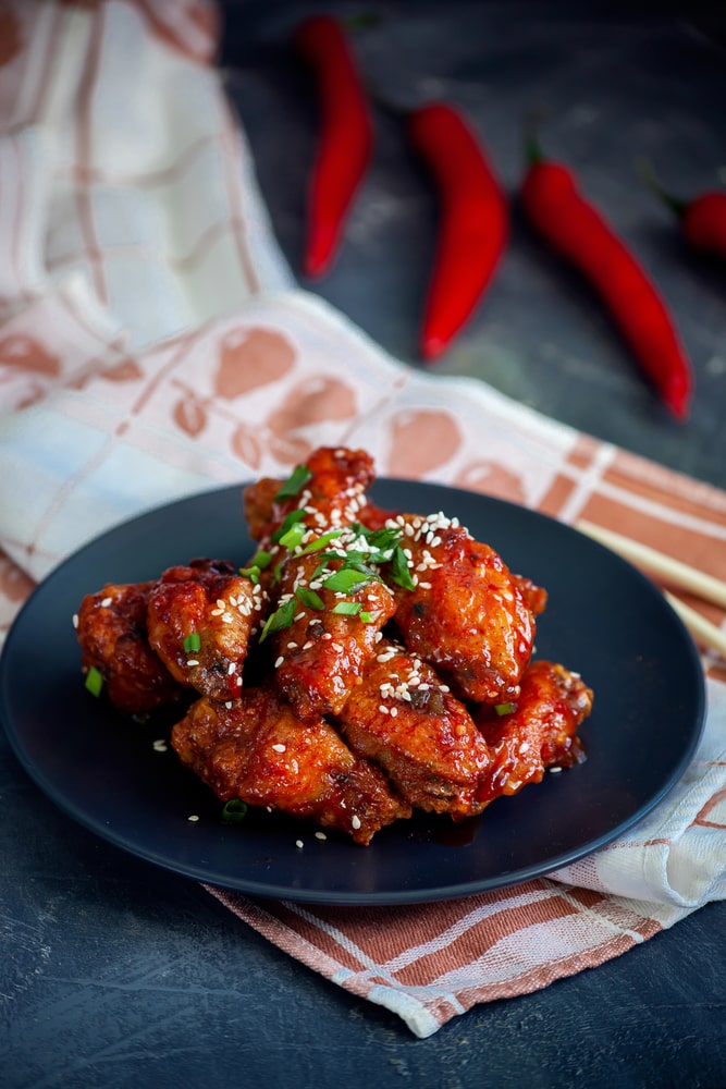 Crispy crunchy Korean fried chicken