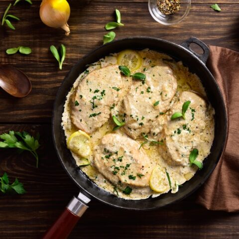 Easy Low Carb Creamy Garlic Chicken