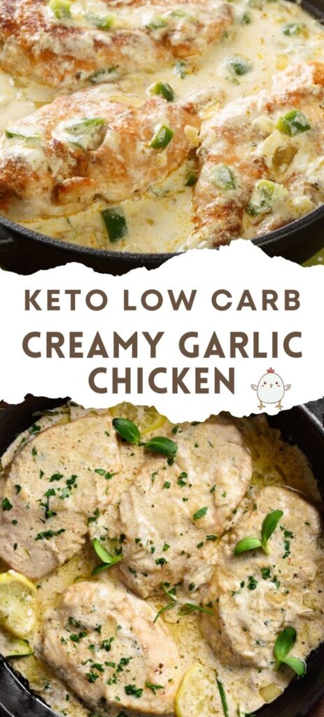 Keto One Pot Garlic Chicken