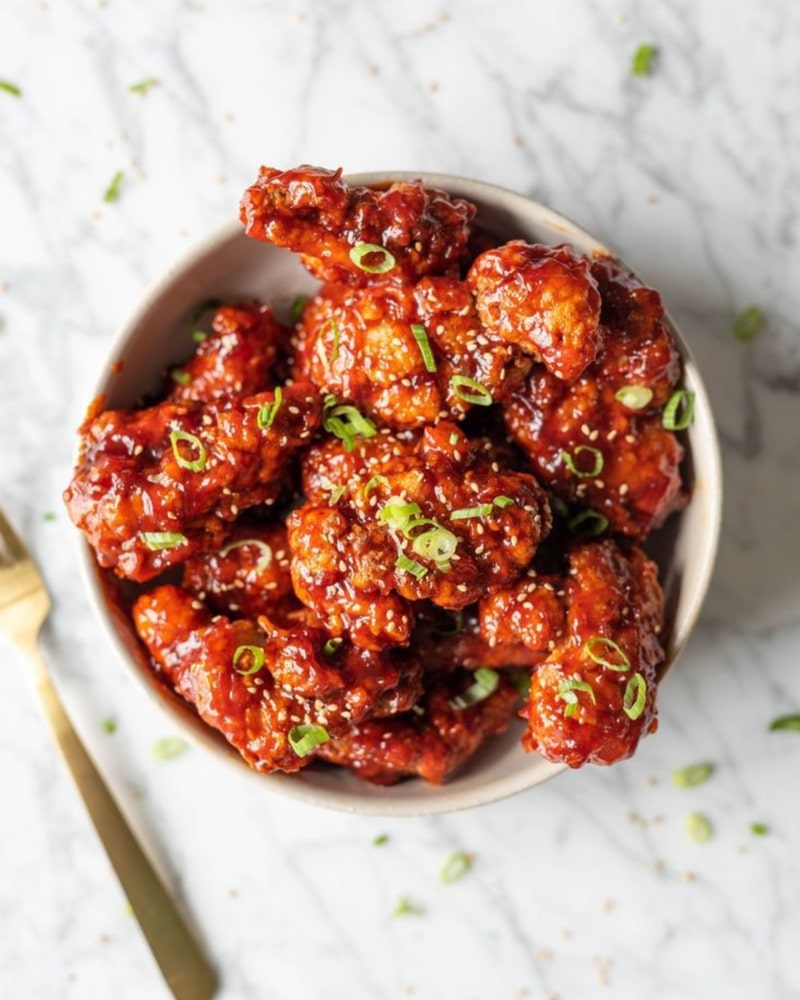 Sweet sour Korean style fried chicken