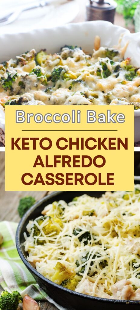 keto chicken alfredo with broccoli