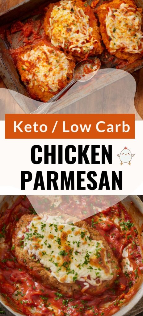 keto chicken parmesan with almond flour