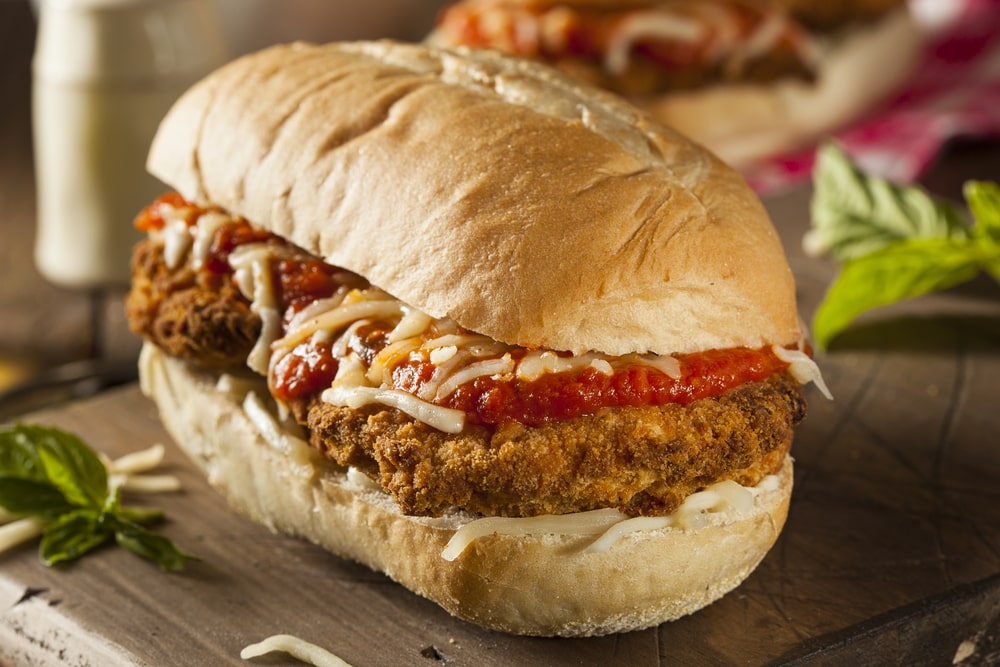 BEST Chicken Parm Sandwiches