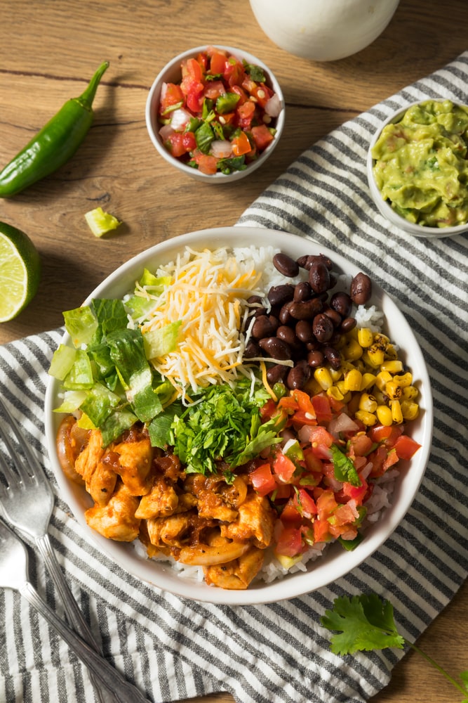 Chicken Burrito Protein Bowl