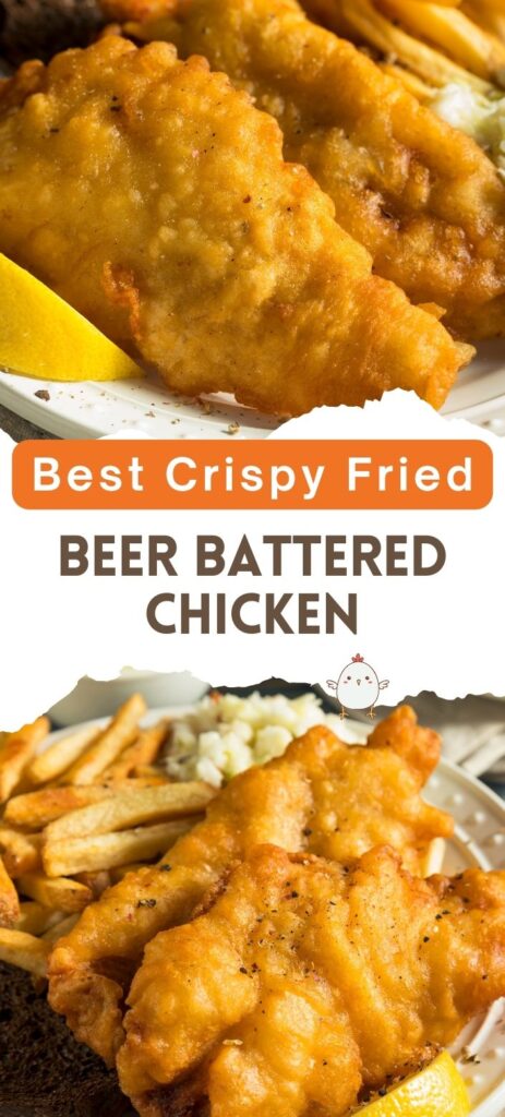 Crispy Fried Beer Battered Chicken