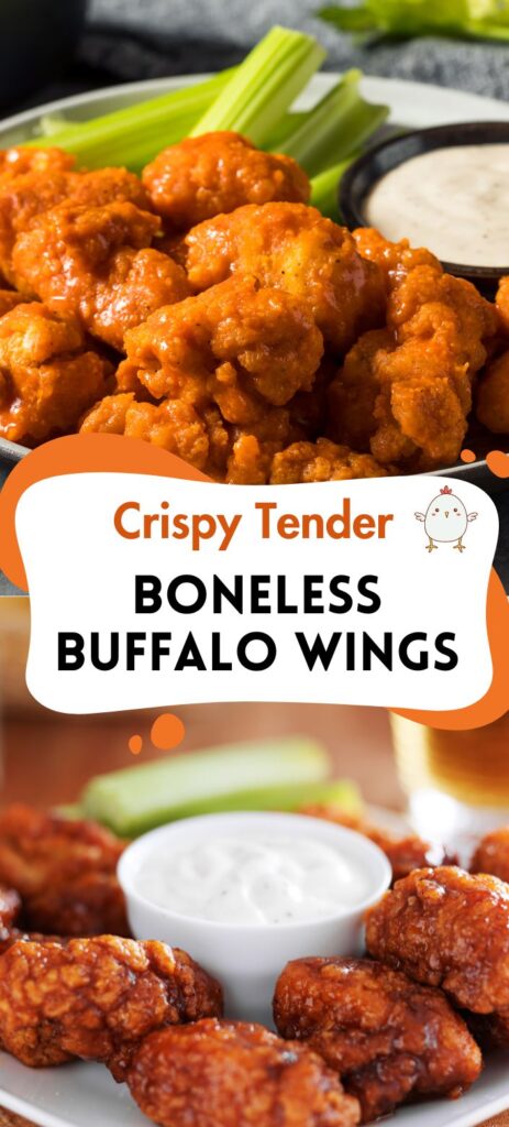 Crispy Tender Boneless Buffalo Wings