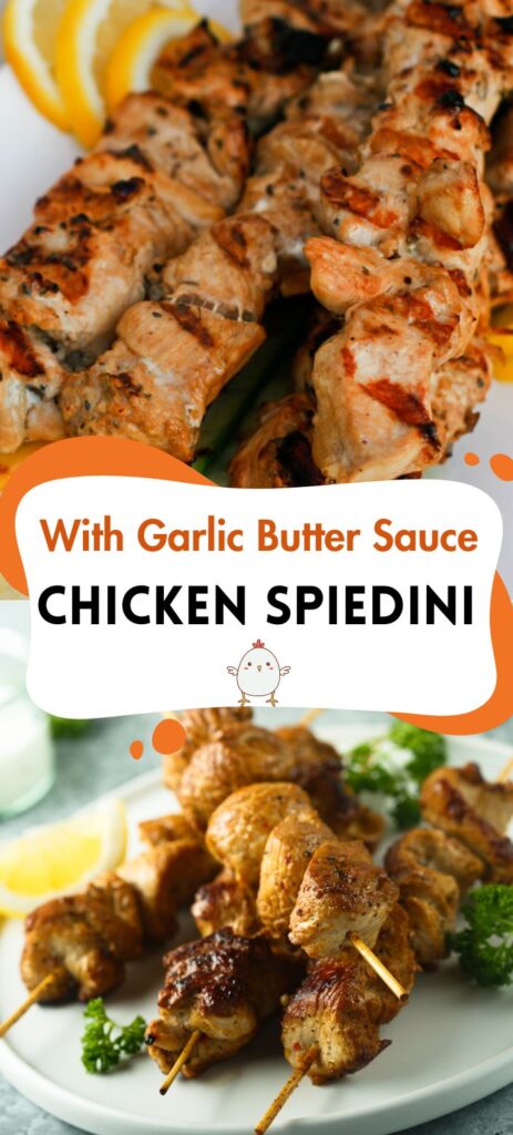 Easy Chicken Spiedini with Garlic Butter Sauce