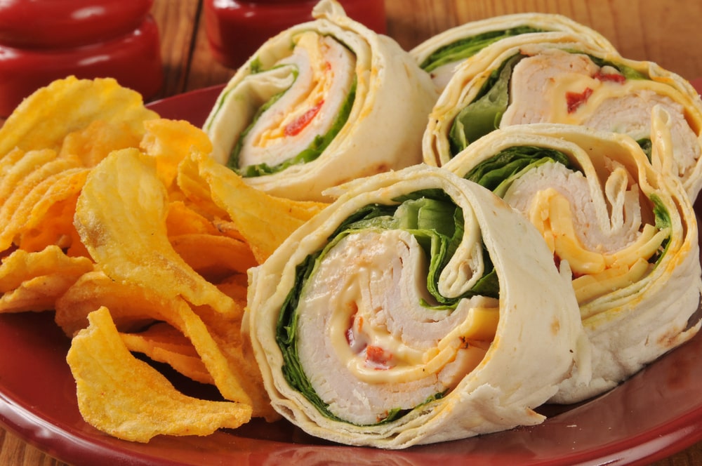 Easy chicken pinwheels