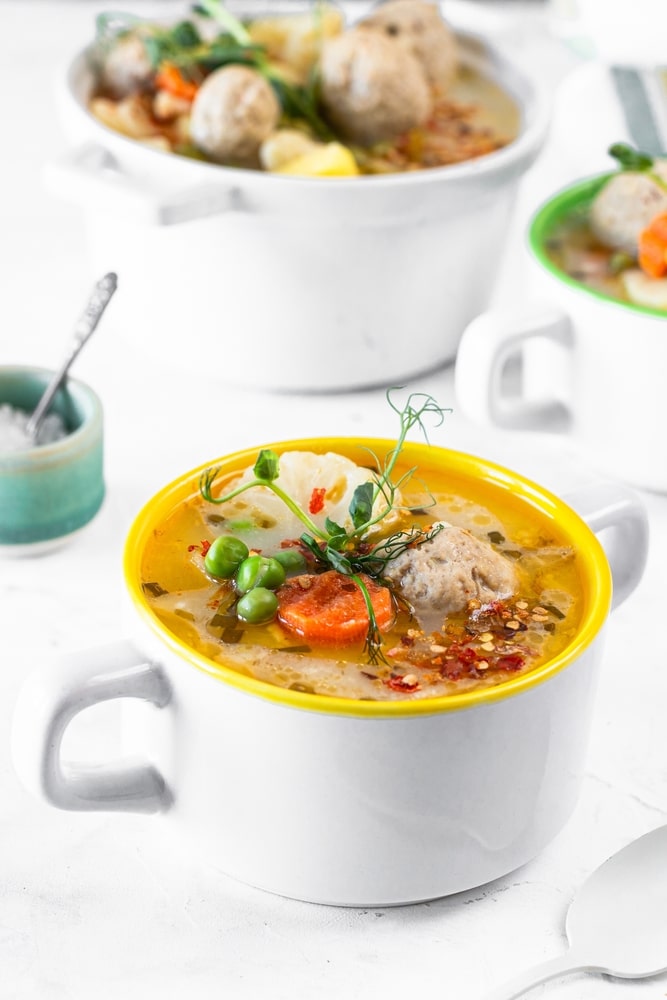 Keto Chicken Noodle Soup