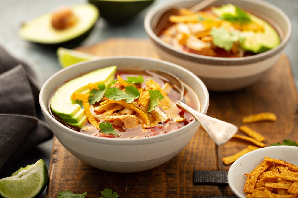 Keto Chicken Tortilla Soup