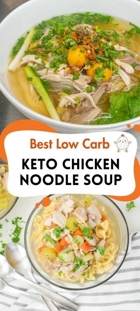 Low Carb Chicken Noodle Soup