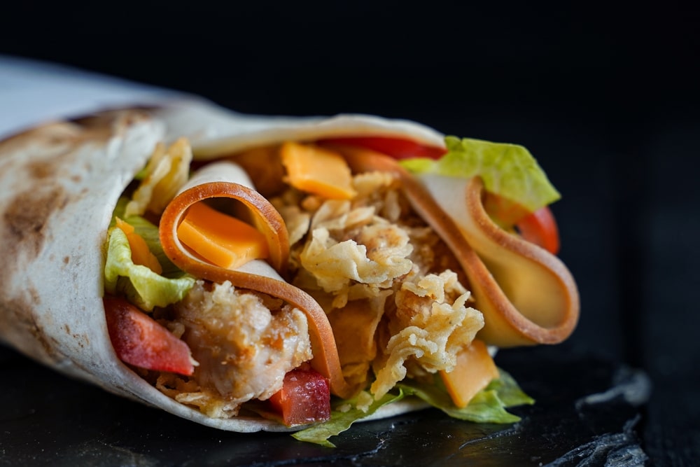 Spicy Chicken Bacon Ranch Wrap