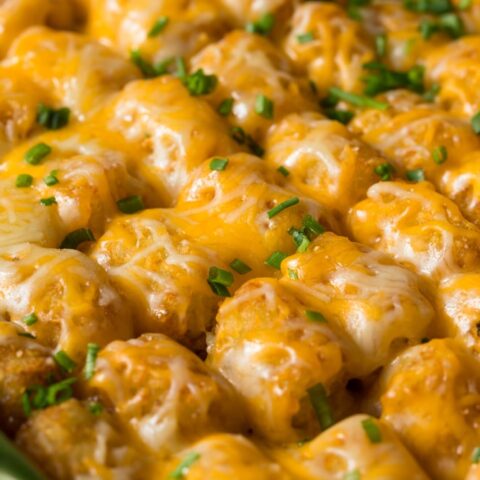 cracked out chicken tater tot casserole