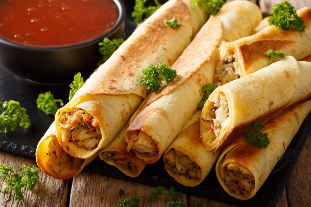 Best Chicken Bacon Ranch Taquitos