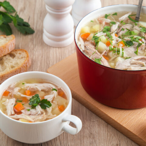 Best keto chicken soup with rotisserie chicken