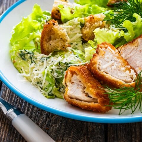 Easy Chicken Caesar Salad