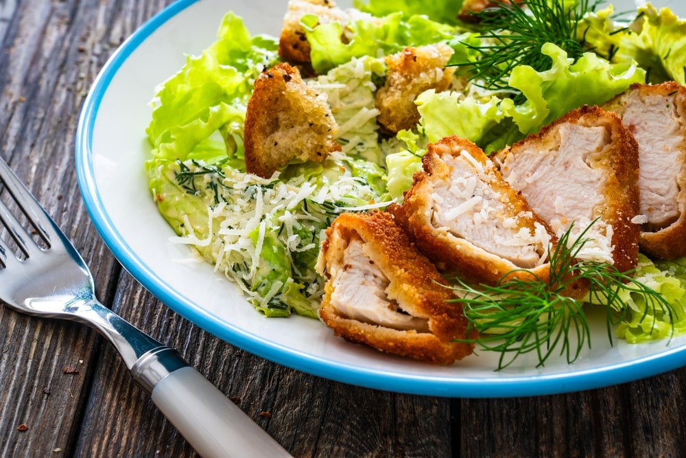 Easy Chicken Caesar Salad