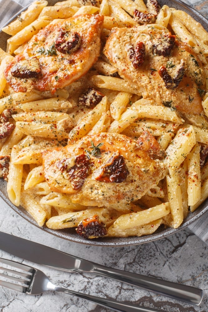 Easy Crack Chicken Penne