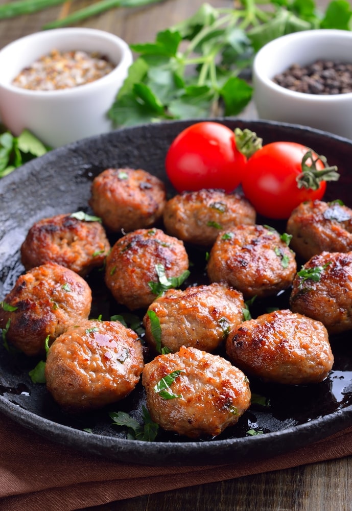 Easy Low Carb Chicken Meatballs