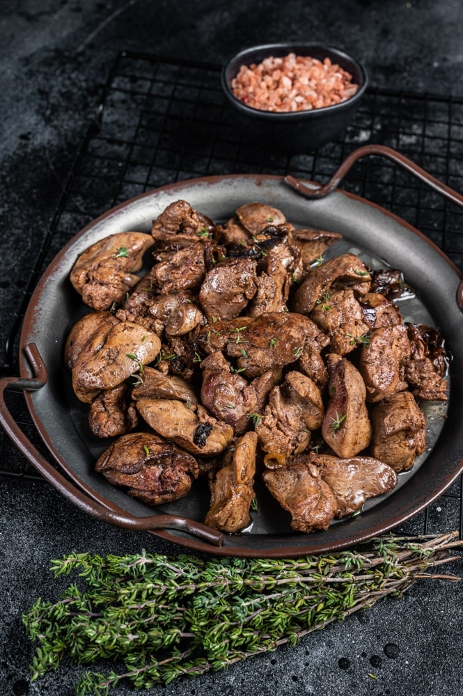 Easy keto chicken livers