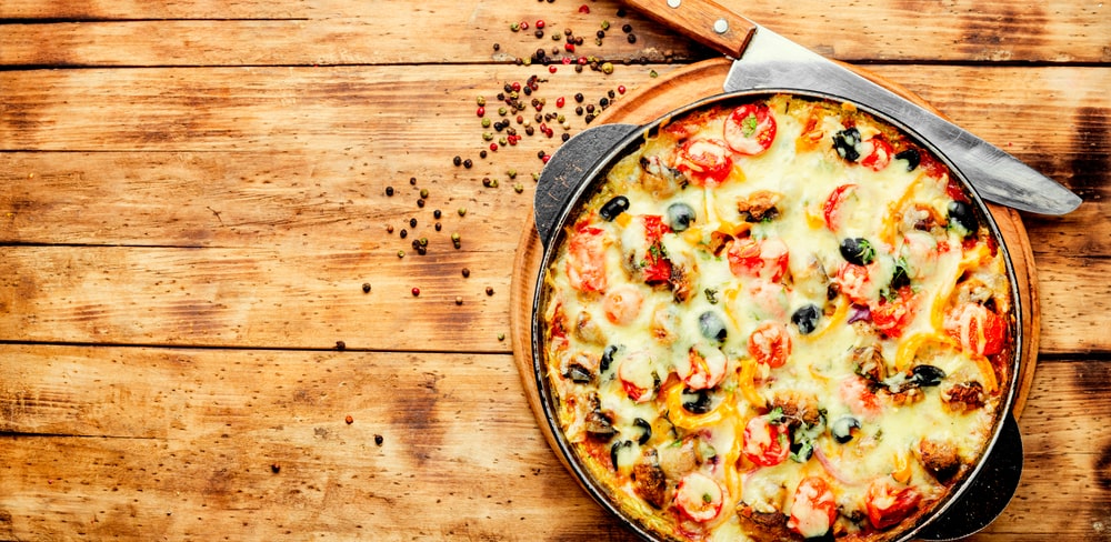 Keto Chicken Pizza Casserole