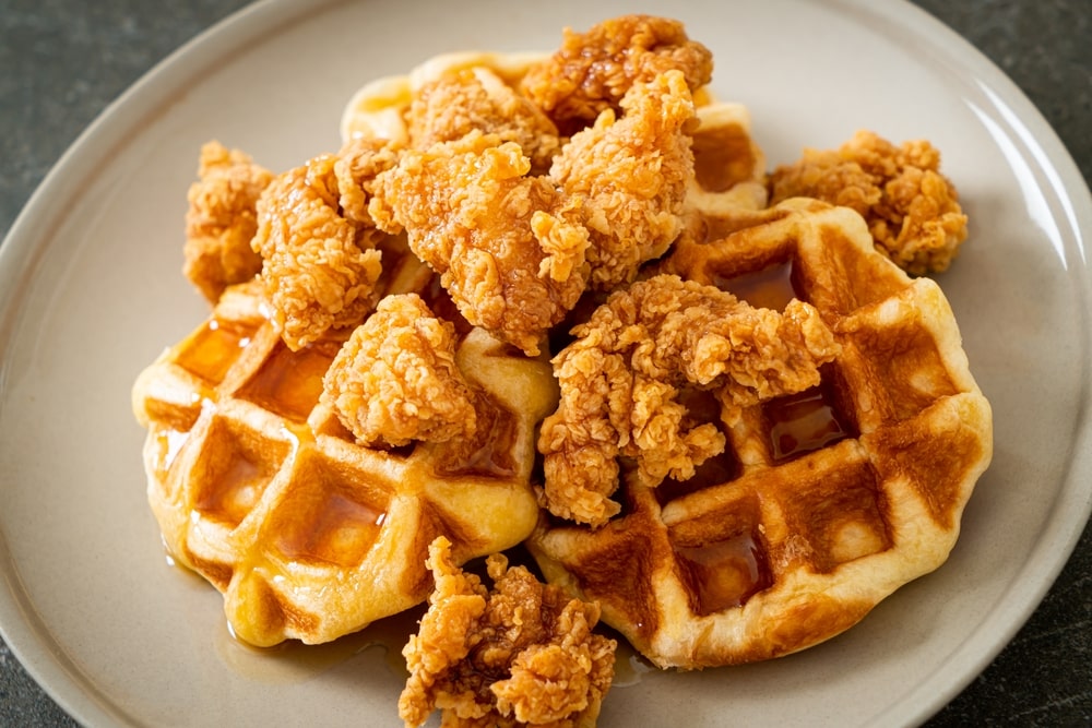 Keto Chicken and Waffles