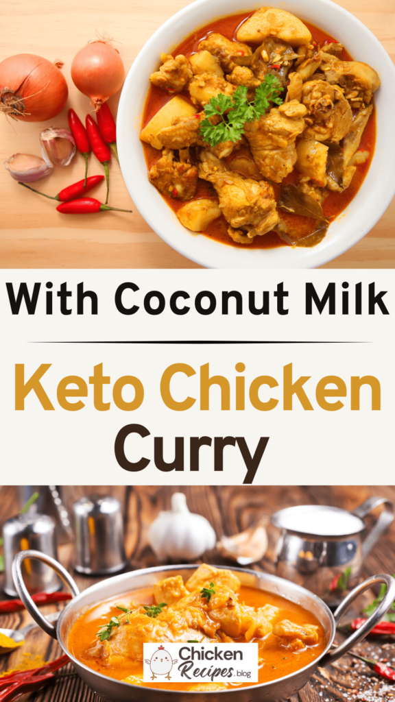 Low carb Keto Chicken Curry with Coconut Milk