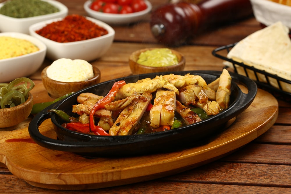 easy keto chicken fajita