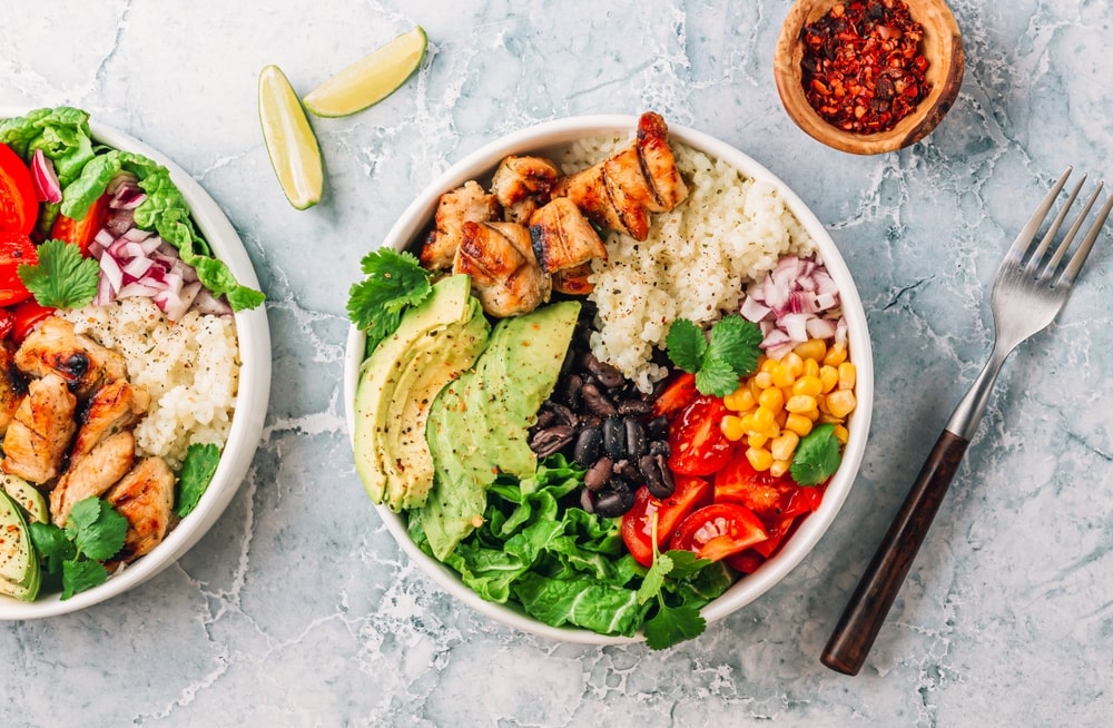 keto chicken bowl