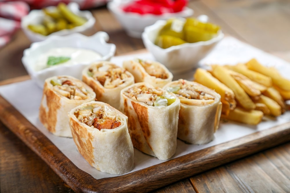 Chicken Shawarma Wraps