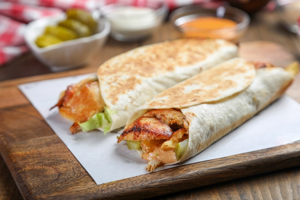 Easy Chicken Shawarma Wraps