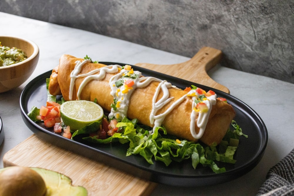 easy Chicken Chimichangas