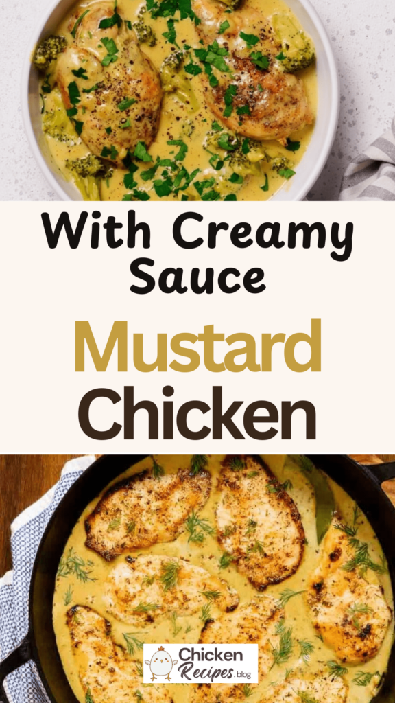 Best Mustard Chicken with creamy sauce