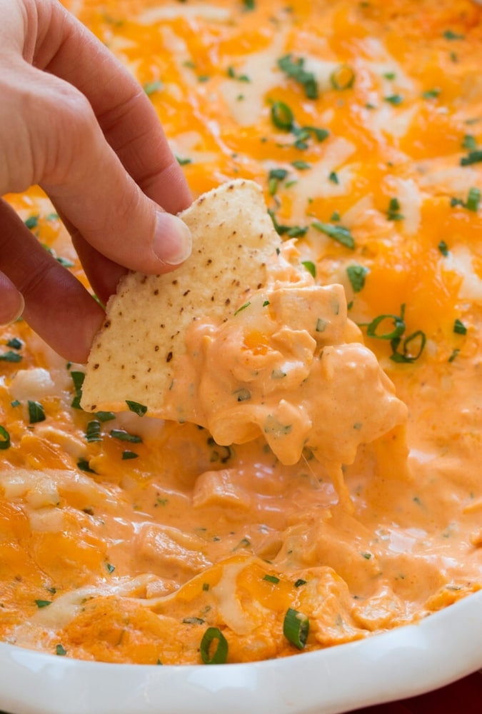 Crockpot Buffalo Chicken Dip