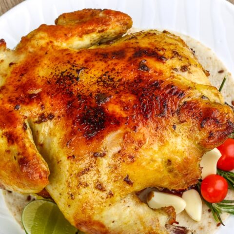 Easy crockpot whole chicken