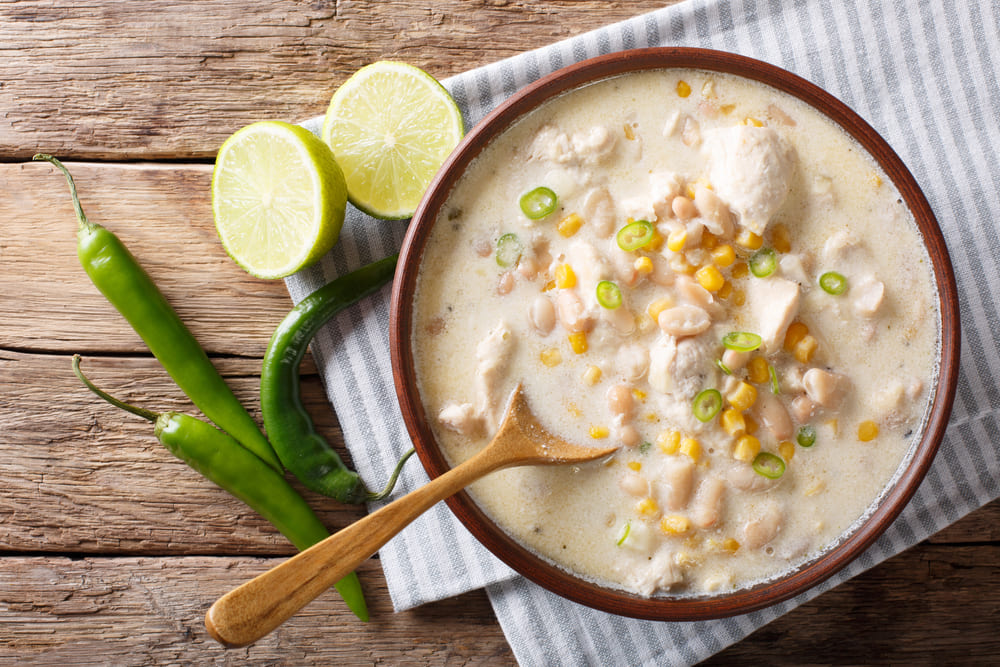 Easy white chicken chili crockpot