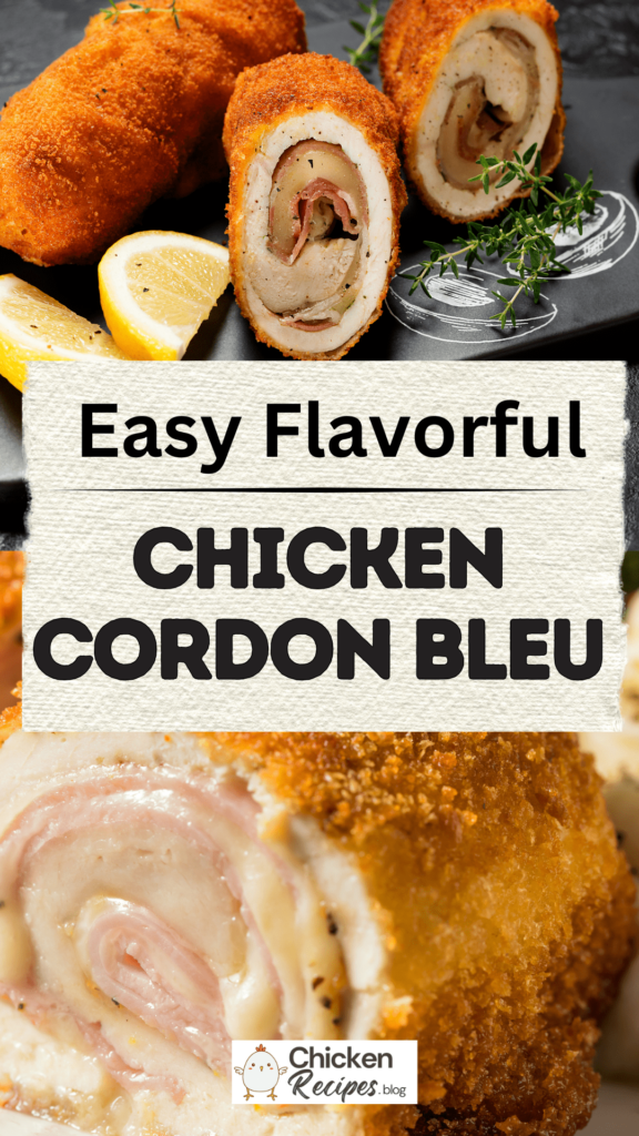 Flavorful chicken cordon bleu