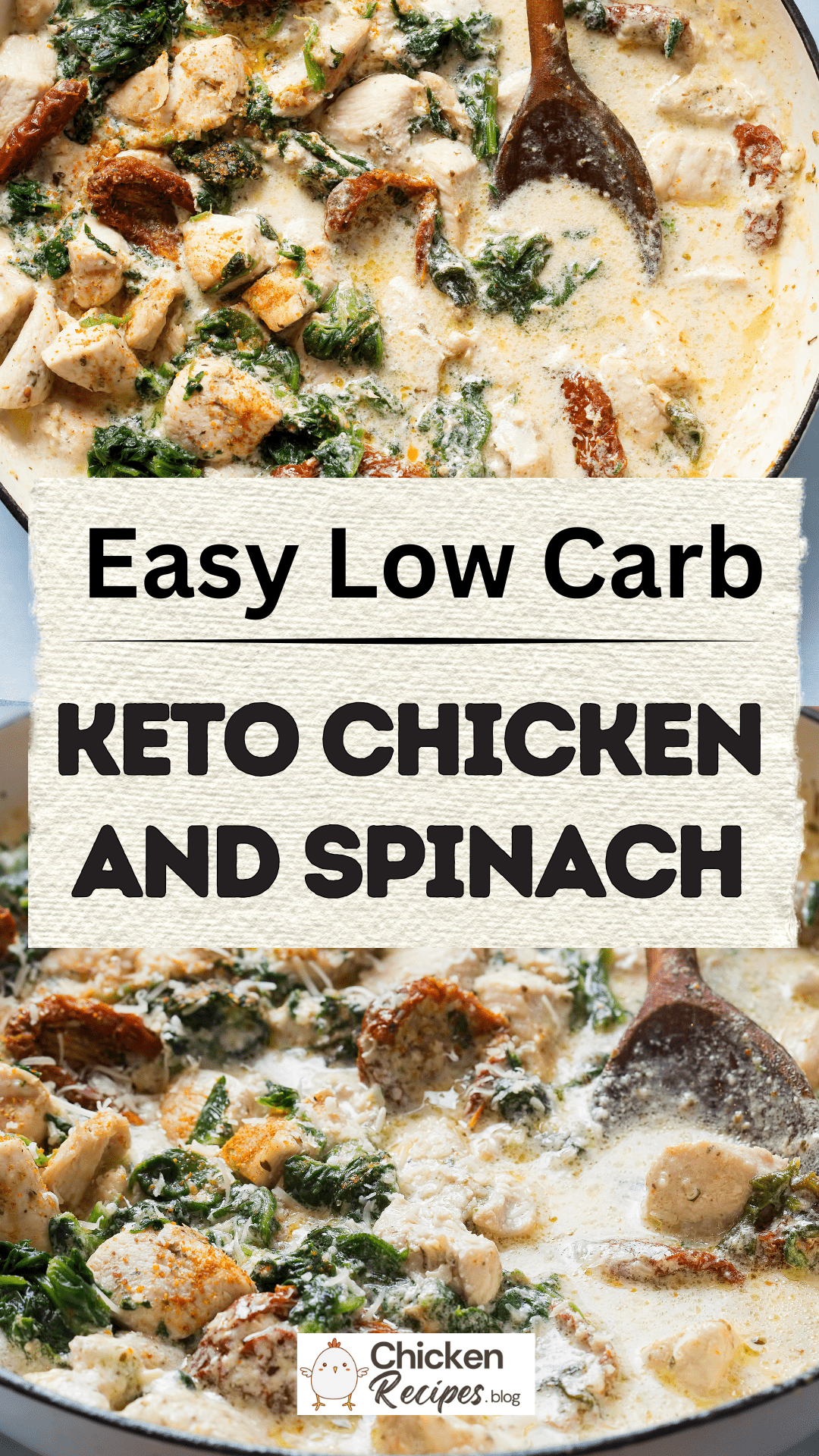 Keto Chicken and Spinach (Low Carb)