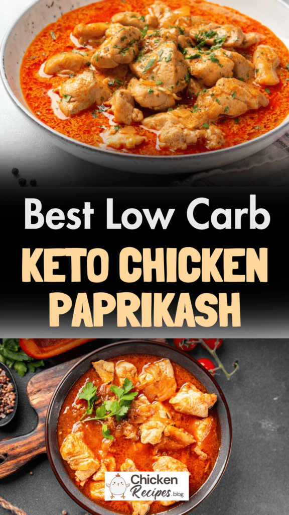 Low Carb Chicken Paprikash