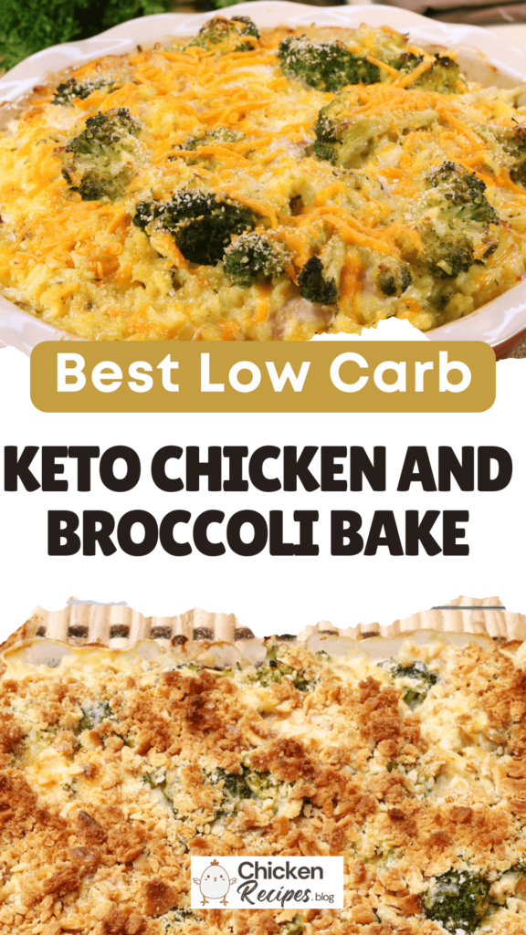 Low carb Keto Chicken and Broccoli Bake