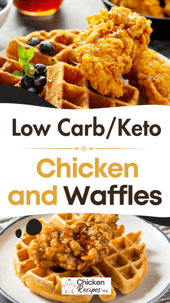 Low carb Keto Chicken and Waffles