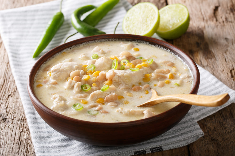 white chicken chili crockpot