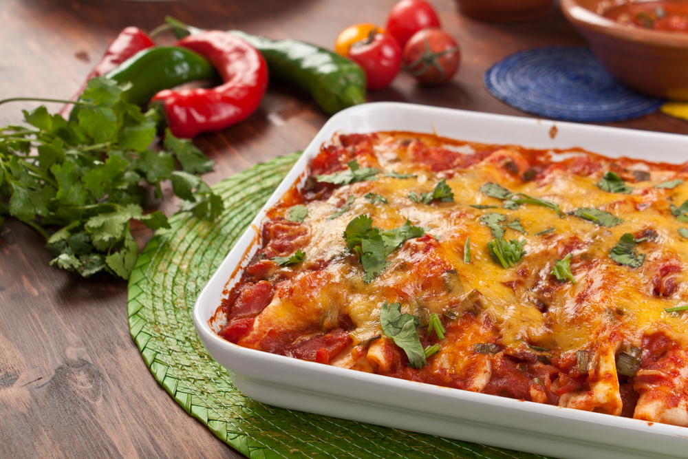 Crockpot Chicken Enchiladas