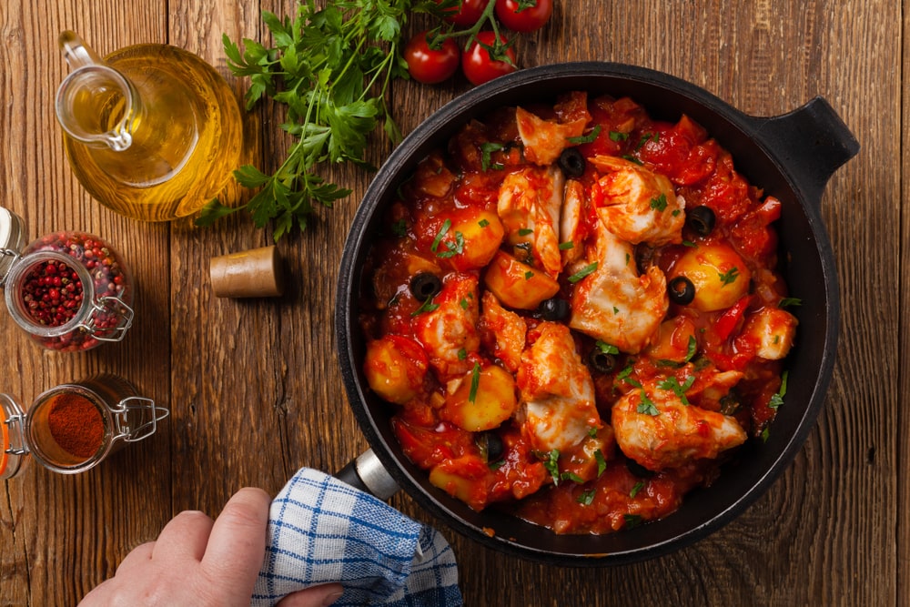 Easy Chicken Cacciatore