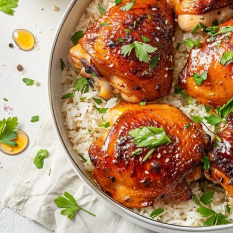 Easy Crockpot Honey Garlic Chicken