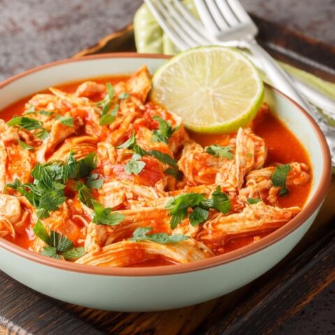 Easy crockpot mexican chicken