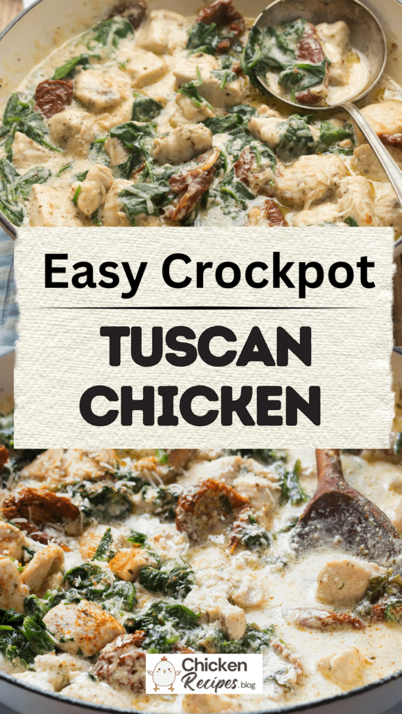 Slow cooker Tuscan Chicken